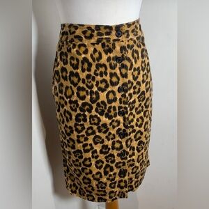 NWT Ralph Lauren Leopard Print Skirt Sz. 10